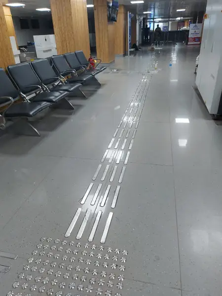 Asam silchar Airport - tactile installation photo 1