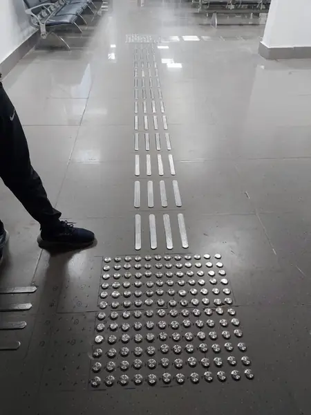 Asam silchar Airport - tactile installation photo 4