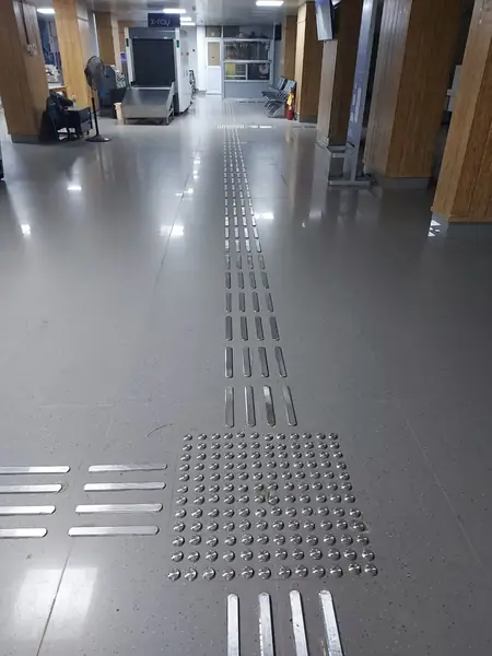Asam silchar Airport - tactile installation photo 5