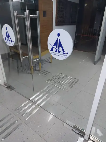 Asam silchar Airport - tactile installation photo 7