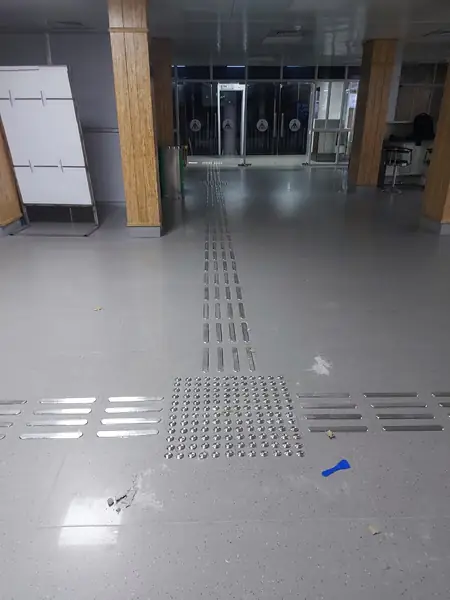 Asam silchar Airport - tactile installation photo 8