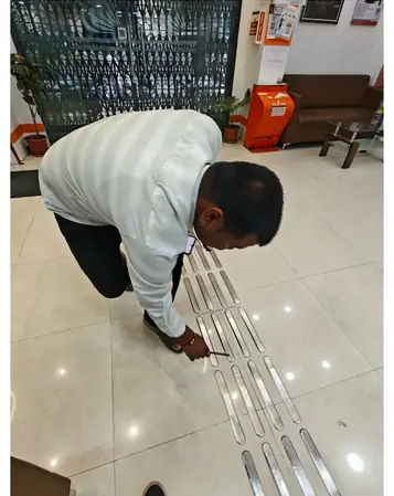 BANK OFF BADODA PUNE ZONE - tactile installation photo 12