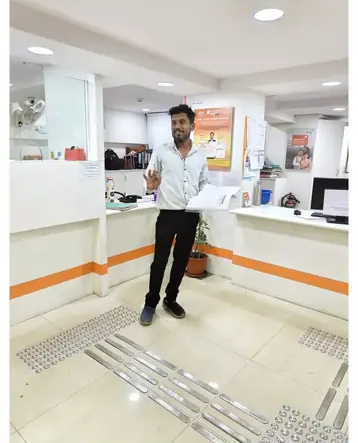 BANK OFF BADODA PUNE ZONE - tactile installation photo 14