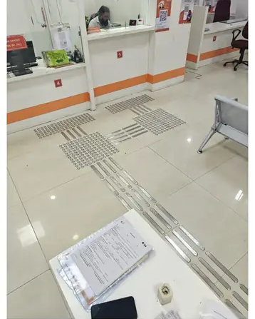 BANK OFF BADODA PUNE ZONE - tactile installation photo 18