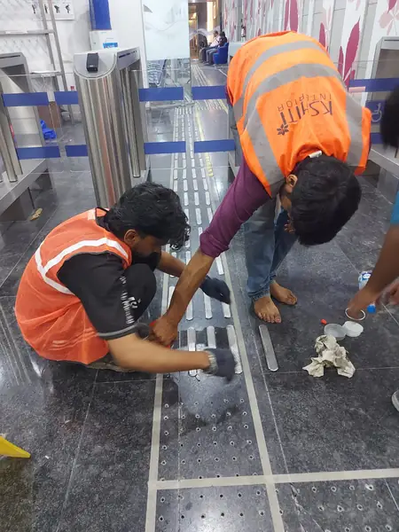 HSBC PUNE - tactile installation photo 21