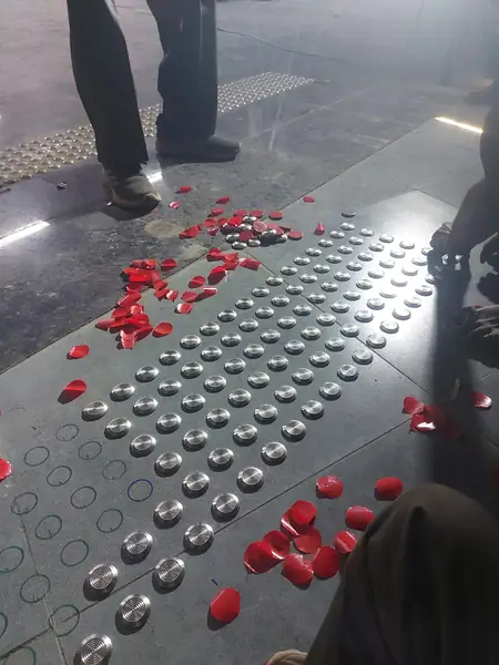 Mumbai Andheri gondiwali metro Briz - tactile installation photo 2