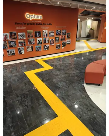 OPTUM PUNE - tactile installation photo 5