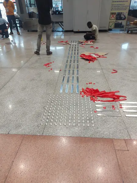 Pune Airport - tactile installation photo 1