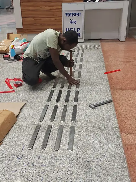 Pune Airport - tactile installation photo 5